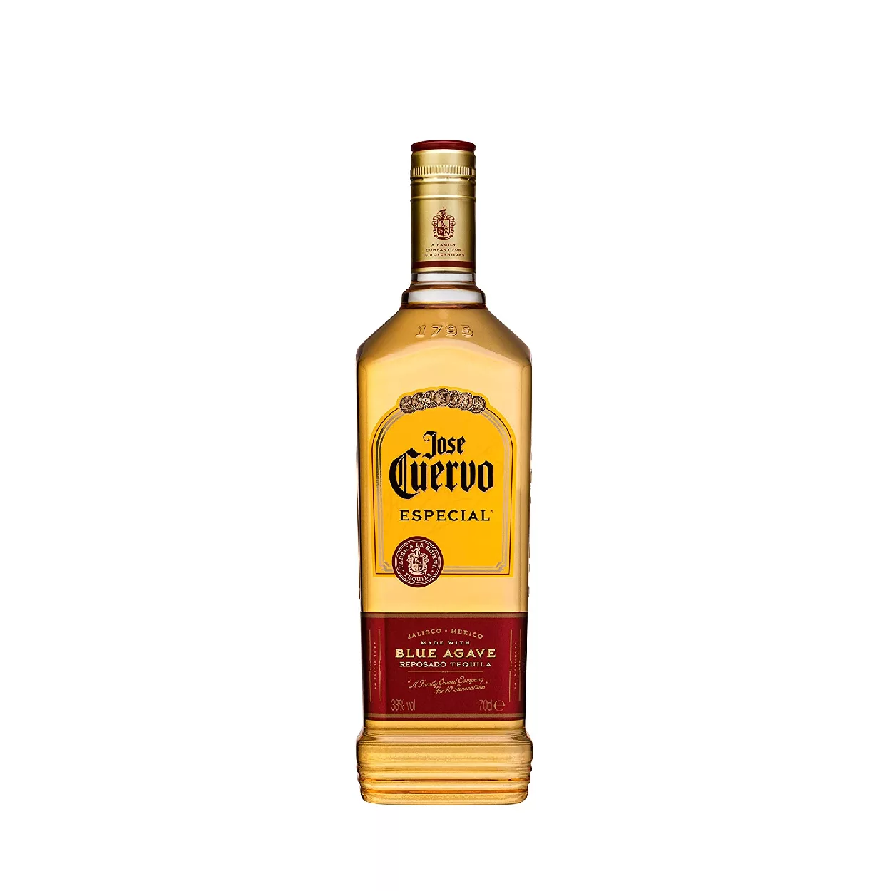 TEQUILA JOSE CUERVO REPOS DORADO 750CC