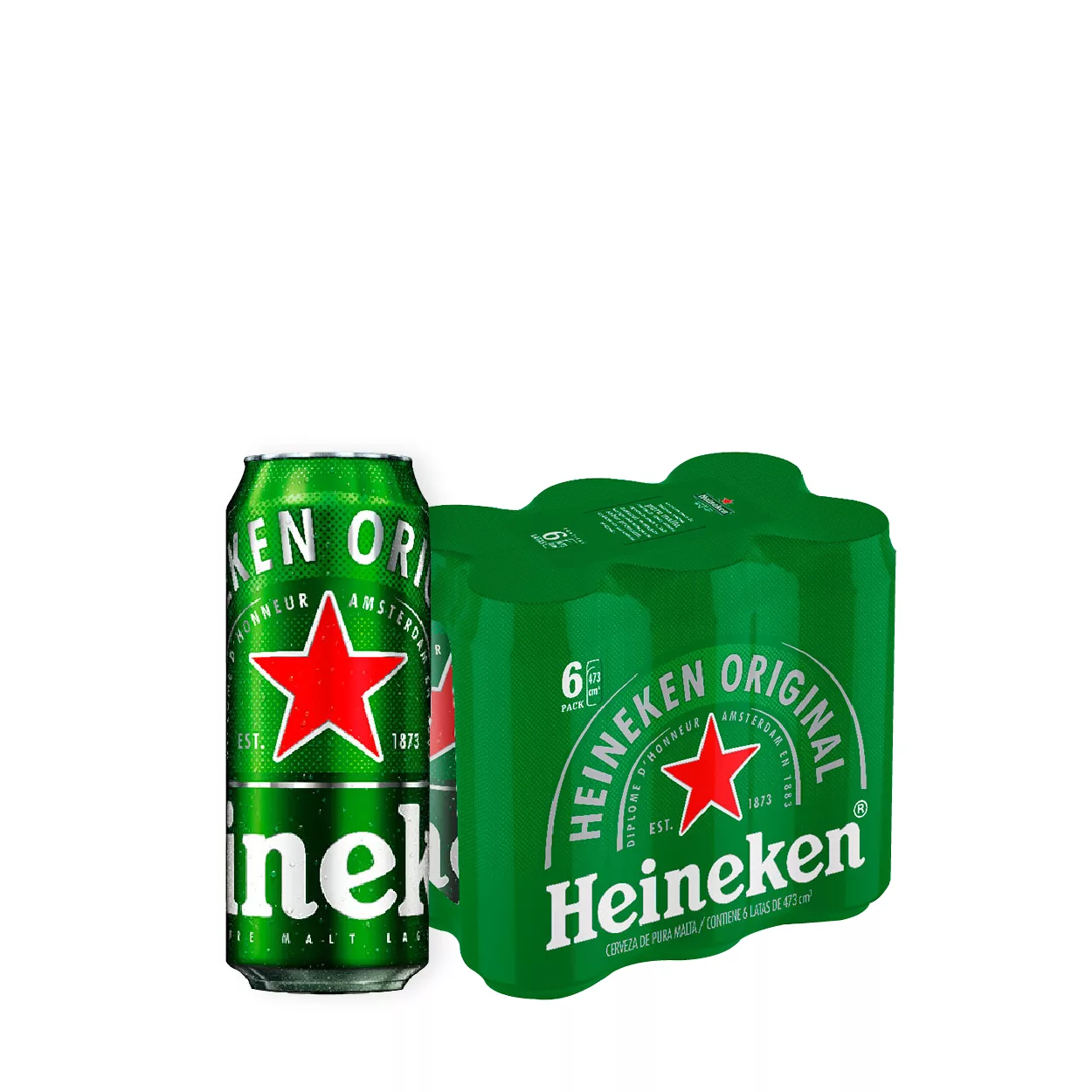 PACK 6 HEINEKEN 473CC