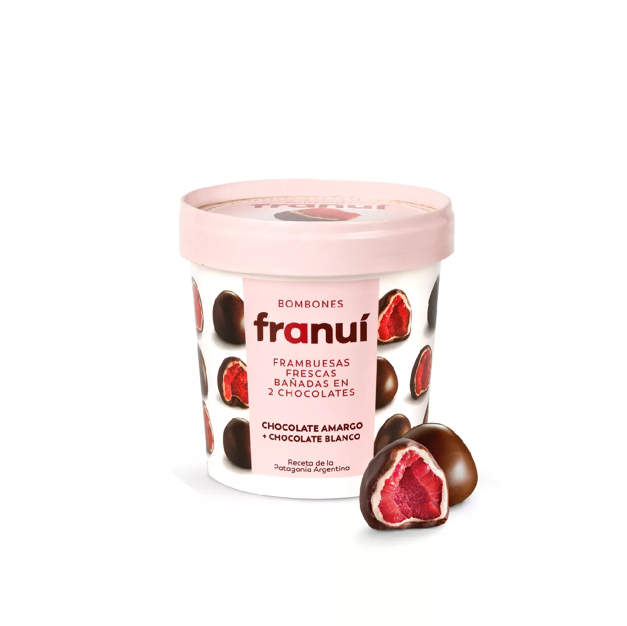 FRANUI - CHOCOLATE AMARGO Y BLANCO 150G