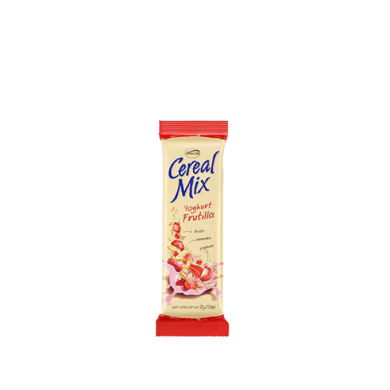 BARRITA CEREAL MIX YOGURT FRUTILLA 26G