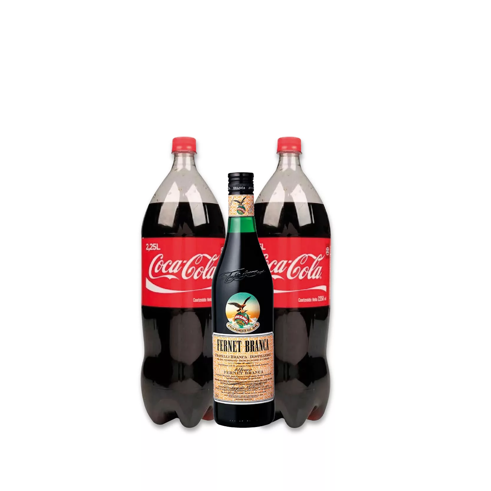 COMBO 1 FERNET 750CC 2 COCA 2,25L