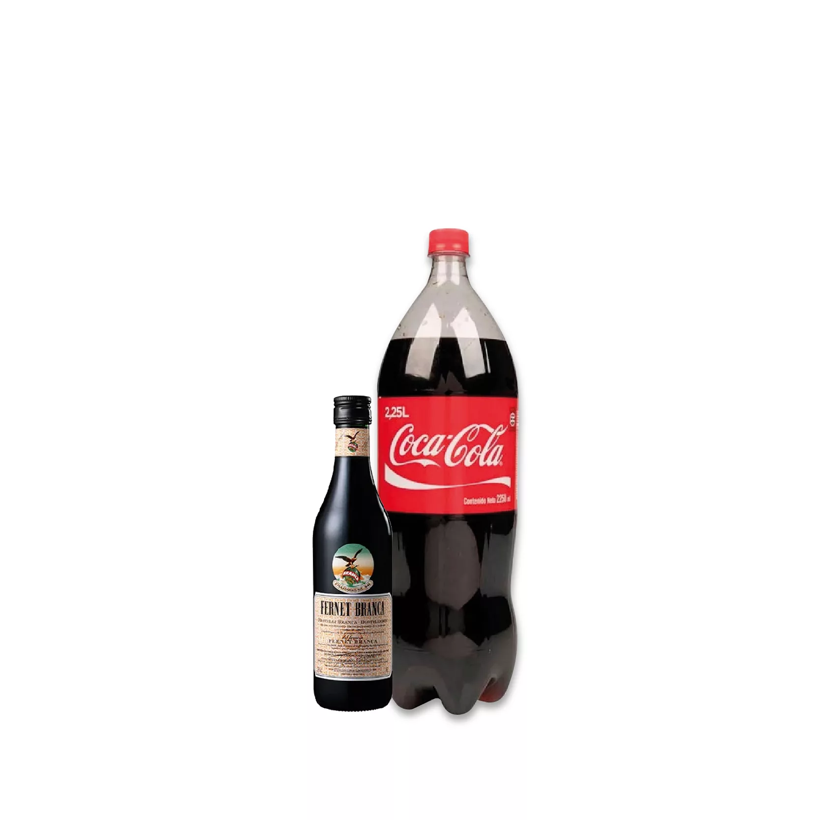COMBO 1 FERNET BRANCA 450 CC 1 COCA COLA 2,25L