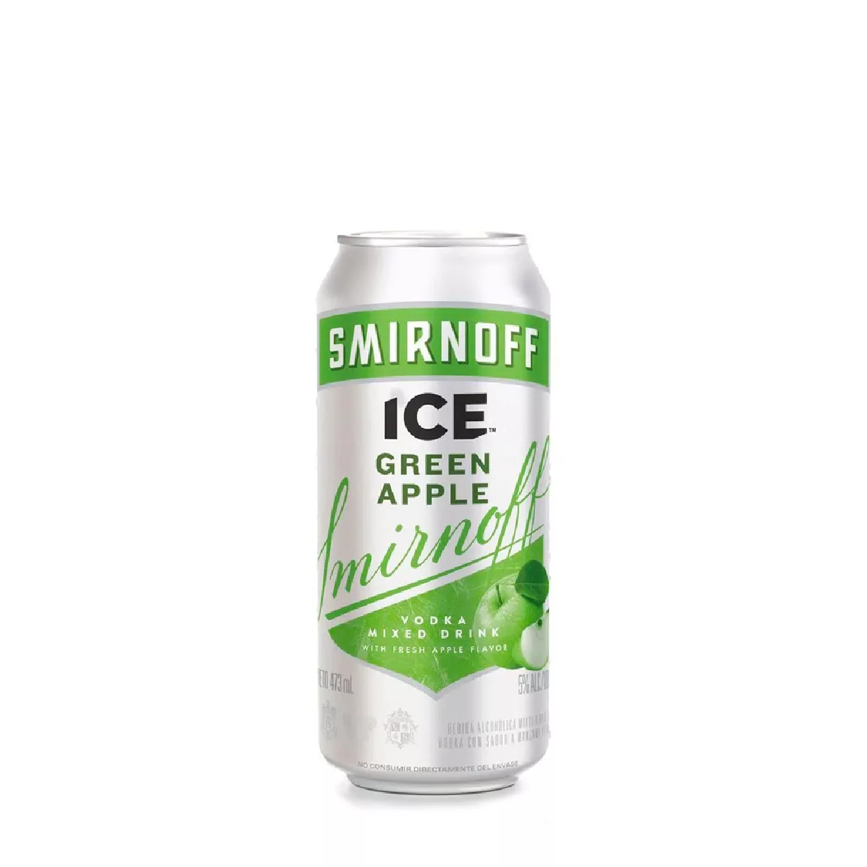 LATA SMIRNOFF ICE GREEN APPLE 473CC