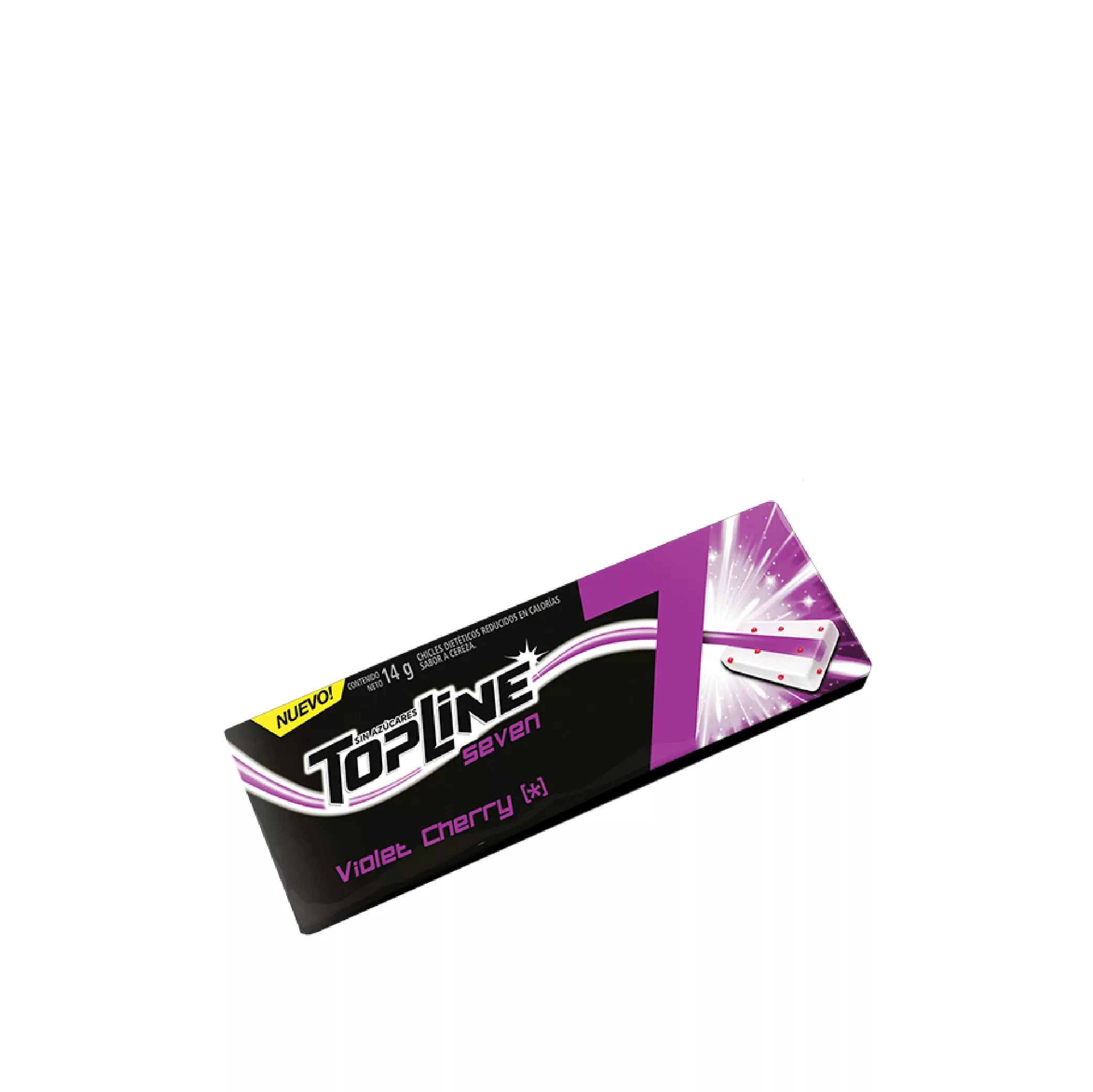 CHICLES TOP LINE SEVEN VIOLET CHERRY