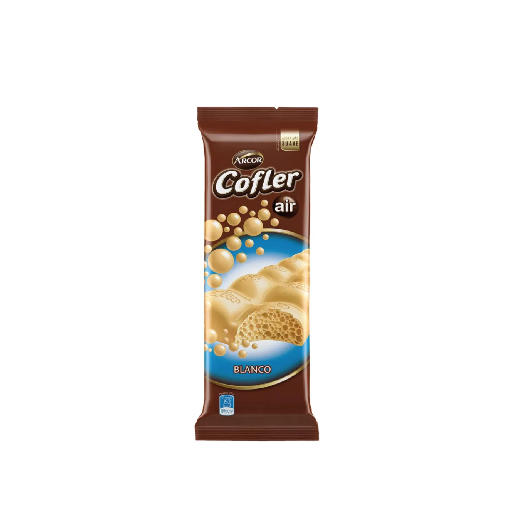 CHOCOLATE COFLER AIREADO BLANCO 55G