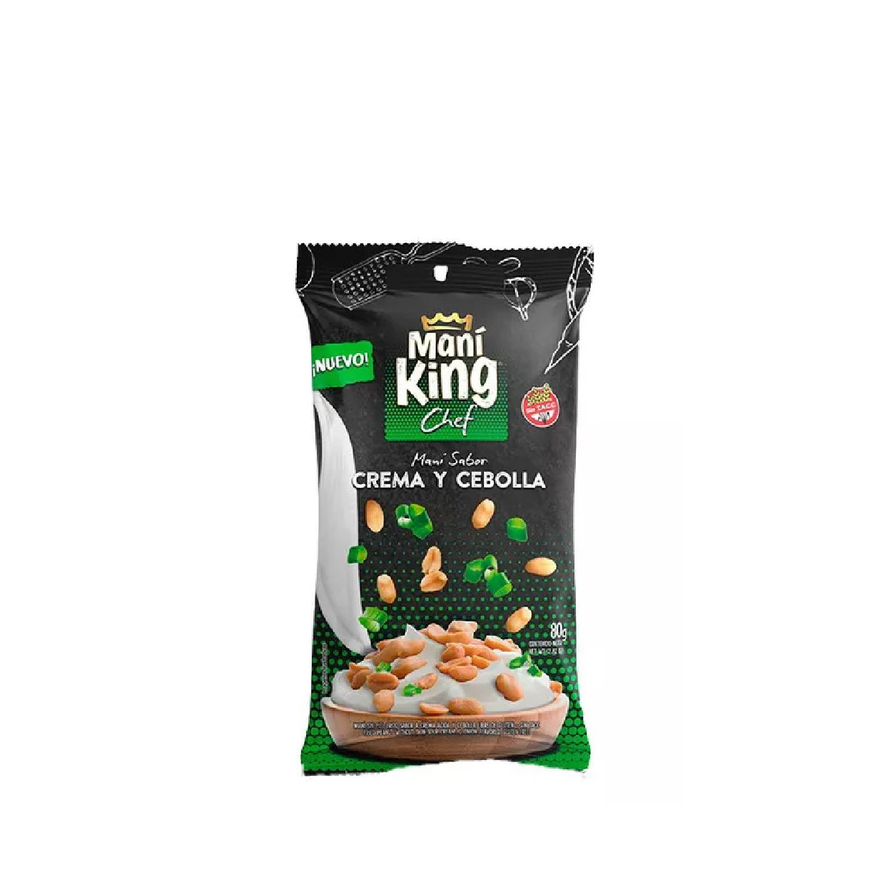 MANI KING JAPONES SABOR CREMA Y CEBOLLA 80G