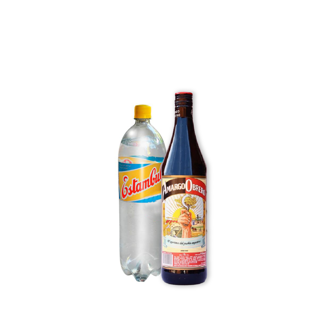 COMBO 1 AMARGO OBRERO 1L 1 SODA ESTAMBUL 1,5L