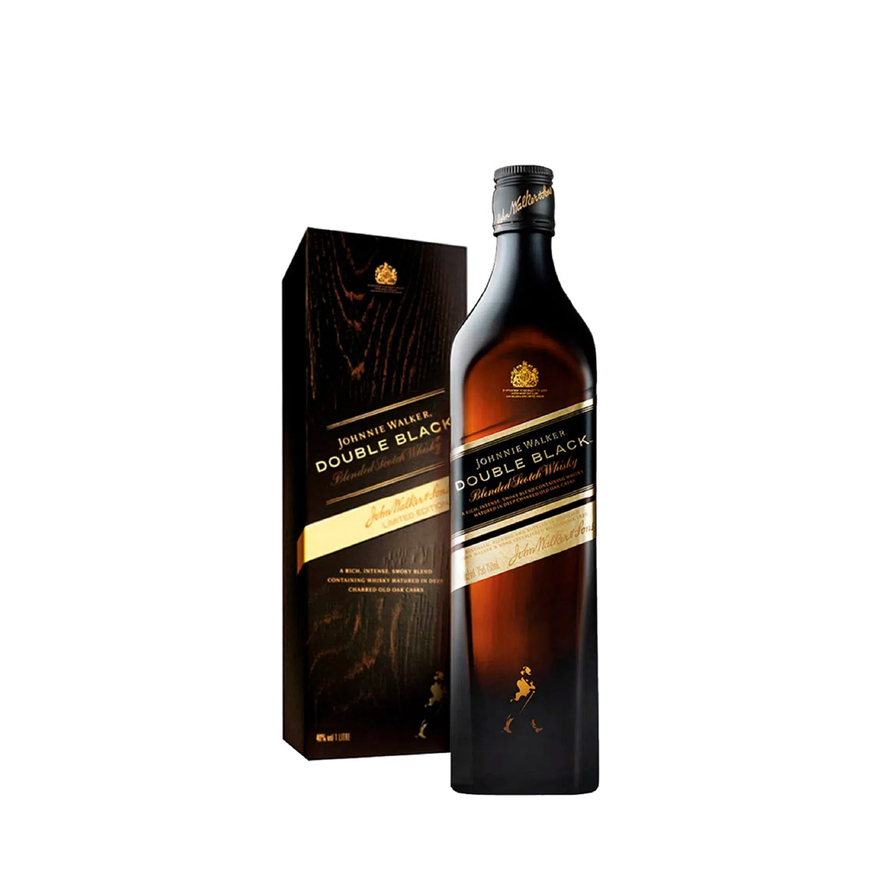 WHISKY JOHNNIE WALKER DOBLE BLACK LABEL 750CC