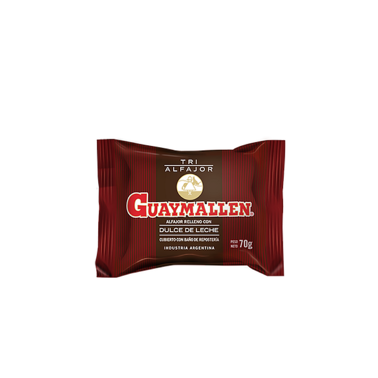 ALFAJOR GUAYMALLEN NEGRO 70G TRIPLE