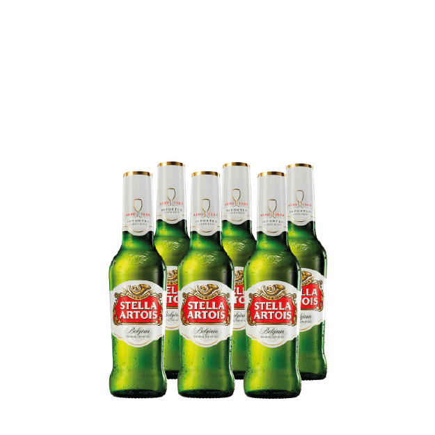 PACK 6 STELLA VIDRIO 330CC