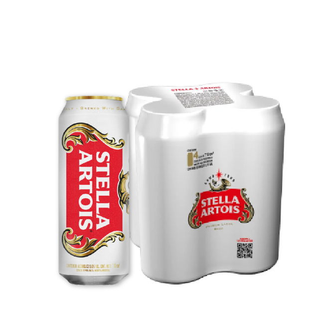PACK 4 LATA STELLA 710CC