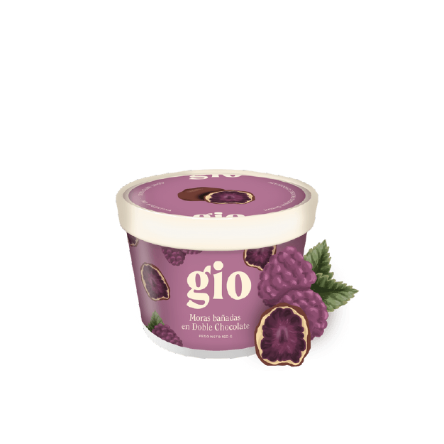 MORAS BAÑADAS EN DOBLE CHOCOLATE GIO