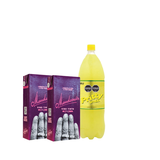 COMBO 2 MANDAMAS TINTO + 1 PRITTY 2,25L