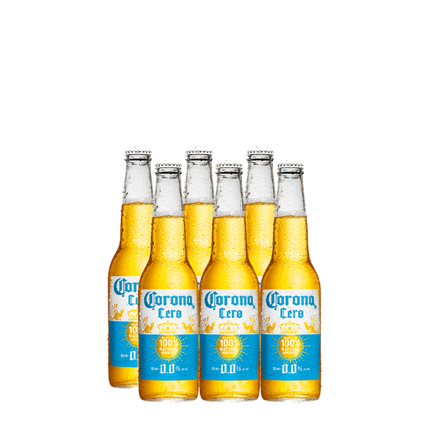 PACK 6 CORONA SIN ALCOHOL 330CC