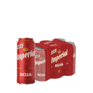 PACK 6 IMPERIAL ROJA 473CC